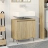 Armoire de bain chêne sonoma 58x33x60 cm bois d'ingénierie 624855624855