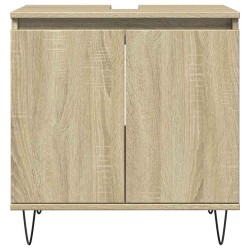 Armoire de bain chêne sonoma 58x33x60 cm bois d'ingénierie 624855624855
