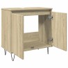 Armoire de bain chêne sonoma 58x33x60 cm bois d'ingénierie 624855624855