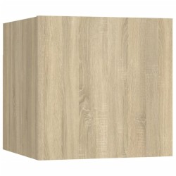 Ensemble de meubles TV 8 pcs Chêne sonoma Bois d'ingénierie 624864624864