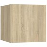 Ensemble de meubles TV 8 pcs Chêne sonoma Bois d'ingénierie 624864624864