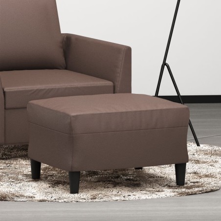 Repose-pied Marron 60x50x41 cm Similicuir 624865624865