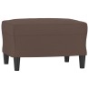 Repose-pied Marron 60x50x41 cm Similicuir 624865624865