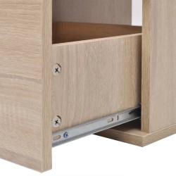 Meuble de salle de bain 9 pcs avec lavabo et robinet Beige 624866624866