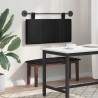 Tête de lit suspendue Noir Tissu 624868624868