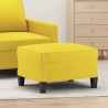 Repose-pied Jaune clair 60x50x41 cm Tissu 624869624869