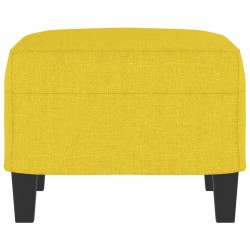 Repose-pied Jaune clair 60x50x41 cm Tissu 624869624869