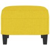 Repose-pied Jaune clair 60x50x41 cm Tissu 624869624869