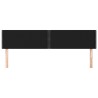 Têtes de lit Noir 180x5x78/88 cm Tissu 624875624875