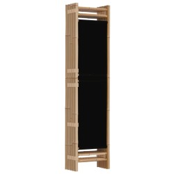 Cloison de séparation pliante 5 panneaux 200 cm Bambou et toile 624880624880