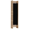 Cloison de séparation pliante 5 panneaux 200 cm Bambou et toile 624880624880