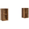 Ensemble meuble TV 2 pcs Bois Ancien 72 x 35 x 36,5 cm 624881624881