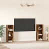 Ensemble meuble TV 2 pcs Bois Ancien 107 x 35 x 37 cm 624888624888
