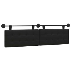 Tête de lit suspendue Noir Simili cuir 624891624891