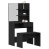 Ensemble de Coiffeuse 2 pcs Chêne noir Bois d'ingénierie 624902624902
