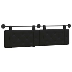Tête de lit suspendue Noir Simili cuir 624903624903