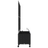 Porte-plante de jardin avec irrigation et roues 3 pc Noir PP 624910624910