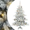 Sapin de Noël Artificiel à Branches Articulées Blanc 150 cm 624911624911