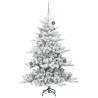 Sapin de Noël Artificiel à Branches Articulées Blanc 150 cm 624911624911