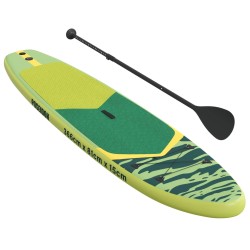 Planche à pagaie gonflable POSEIDON 366 x 81 x 15 cm Vert pour 624915624915