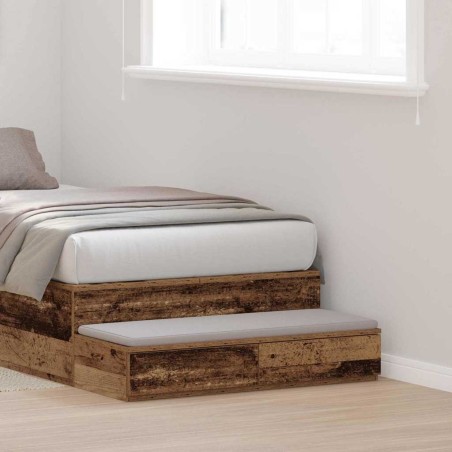Tiroirs de lit avec tiroir Bois ancien 100 x 36,5 x 16,5 cm 624920624920
