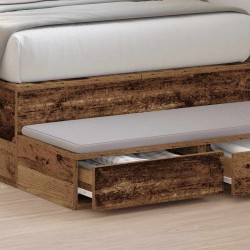 Tiroirs de lit avec tiroir Bois ancien 100 x 36,5 x 16,5 cm 624920624920