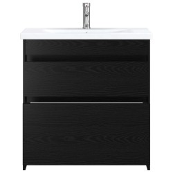 Ensemble de mobilier de salle de bain Chêne noir 624928624928