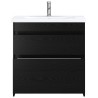 Ensemble de mobilier de salle de bain Chêne noir 624928624928