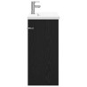 Ensemble de mobilier de salle de bain Chêne noir 624928624928