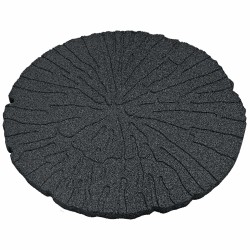 Pierre de marchage 6 pcs Noir Ø 45 x 1,8 cm Caoutchouc 624933624933