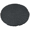 Pierre de marchage 6 pcs Noir Ø 45 x 1,8 cm Caoutchouc 624933624933