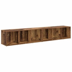 Ensemble meuble TV 2 pcs Bois Ancien 37 x 35 x 107cm 624935624935