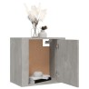Tables de chevet murales 2 pcs Gris béton 50x30x47 cm 624939624939