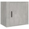 Tables de chevet murales 2 pcs Gris béton 50x30x47 cm 624939624939