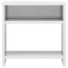 Tables de chevet 2pcs Blanc brillant 40x30x40cm bois ingénierie 624942624942
