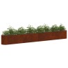 Jardin surélevé Acier patiné 360 x 40 x 40 cm 624943624943