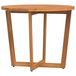 Ensemble de salle à manger de jardin 5 pcs en bois massif d'acacia 624944624944