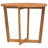 Ensemble de salle à manger de jardin 5 pcs en bois massif d'acacia 624944624944