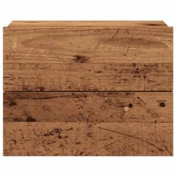 Table de chevet murale vieux bois 40x32x30 cm 624945624945