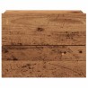 Table de chevet murale vieux bois 40x32x30 cm 624945624945