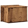 Table de chevet murale vieux bois 40x32x30 cm 624945624945