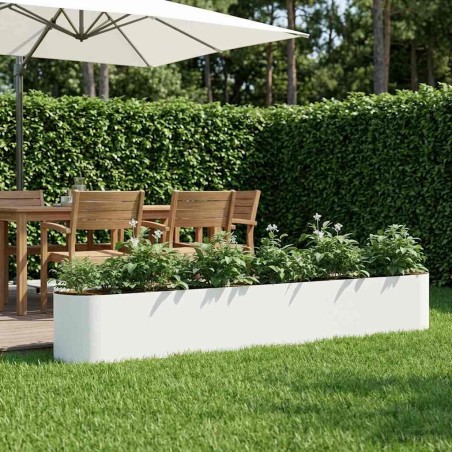 Jardin surélevé Blanc 280 x 40 x 40 cm 624946624946