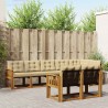 Ensemble de canapés d'extérieur 8 pcs Naturel et Beige 624947624947