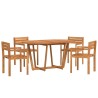 Ensemble de salle à manger de jardin 5 pcs en bois massif d'acacia 624949624949