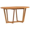 Ensemble de salle à manger de jardin 5 pcs en bois massif d'acacia 624949624949