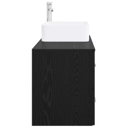 Ensemble de mobilier de salle de bain 2 pcs Chêne noir 624952624952