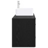 Ensemble de mobilier de salle de bain 2 pcs Chêne noir 624952624952