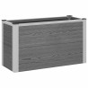 Jardinière surélevée Gris 75 x 30 x 42 cm WPC et Aluminium 624960624960