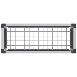 Jardinière surélevée Gris 75 x 30 x 42 cm WPC et Aluminium 624960624960