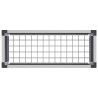 Jardinière surélevée Gris 75 x 30 x 42 cm WPC et Aluminium 624960624960